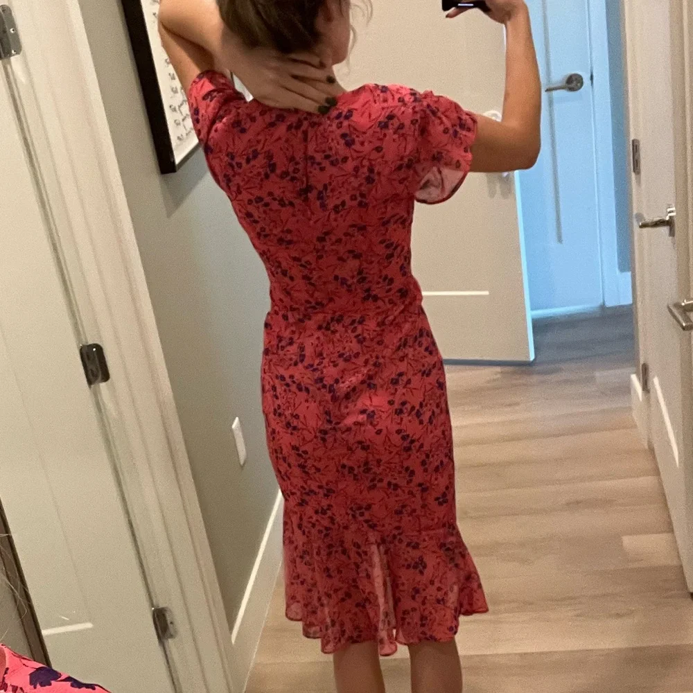 Majorelle pink floral dress - Picture 3 of 5